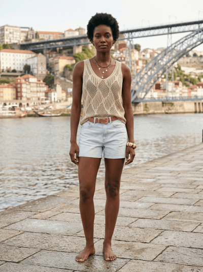 LASCANA Women's Crochet Open Work Tank Top | Nordstrom