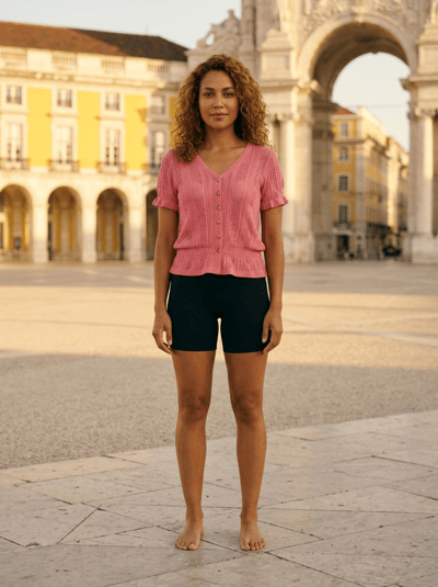 LASCANA Women's Short Sleeve Open Knit Top | Nordstrom