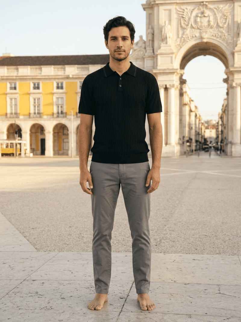 rag & bone Harvey Rib Polo Sweater