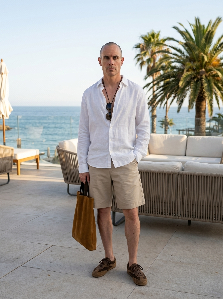100% LINEN REGULAR FIT SHIRT