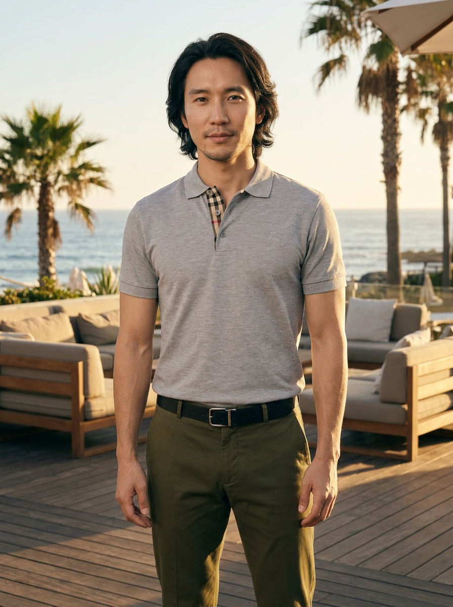 Burberry Cotton Polo Shirt